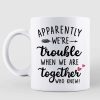 Fashion Besties Crossing Road Gift For Best Friends Personalized Mug