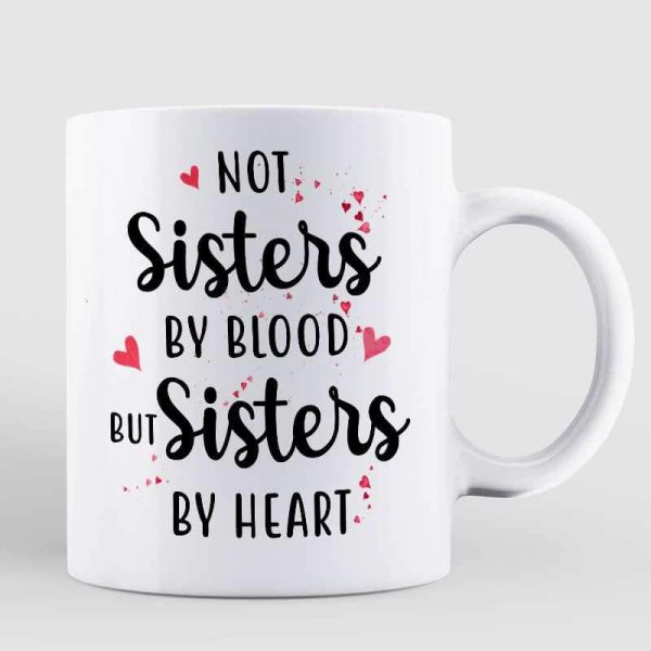 Fashion Girls Sisters Under Pink Tree Personalized Mug