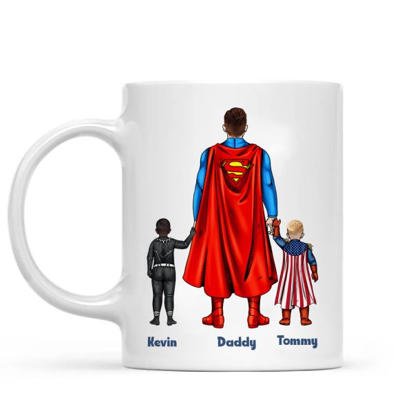 Father And Child Best Dad Ever - Gift For Dad - Personalized Ceramic Mug Father And Child Best Dad Ever - Gift For Dad - Personalized Ceramic Mug
