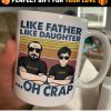 Father And Daughter, The Legend And The Legacy - Personalized Mug Father And Daughter, The Legend And The Legacy - Personalized Mug