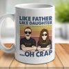 Father And Daughter, The Legend And The Legacy - Personalized Mug Father And Daughter, The Legend And The Legacy - Personalized Mug