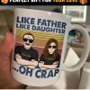 Father And Daughter, The Legend And The Legacy - Personalized Mug Father And Daughter, The Legend And The Legacy - Personalized Mug