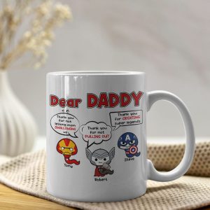 Father, Best Dad Ever, Personalized Mug, Gifts For Dad, 01OHPO190523