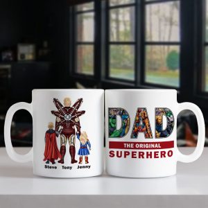 Father, Best Dad Ever, Personalized Mug, Gifts For Dad, 03HTPO180523TM