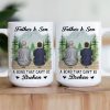 Father & Daughter, Son A Bond That Can't Be Broken - Personalized Mug Father & Daughter, Son A Bond That Can't Be Broken - Personalized Mug