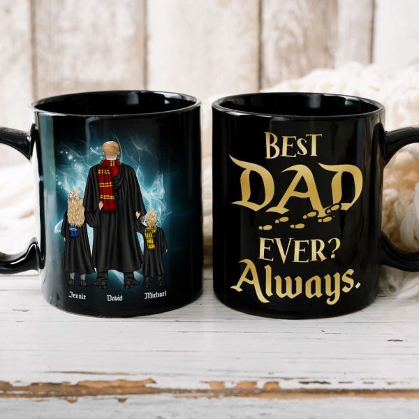Father's Day- 02DNHN080523TM Personalized Black Mug Father's Day- 02DNHN080523TM Personalized Black Mug
