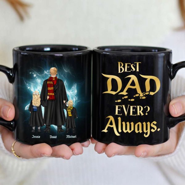 Father's Day- 02DNHN080523TM Personalized Black Mug Father's Day- 02DNHN080523TM Personalized Black Mug