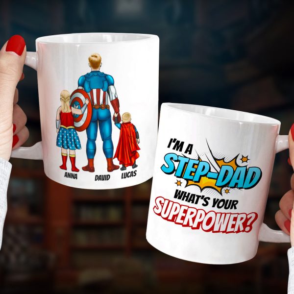 Father's Day Stepdad 02qhti250423tm Personalized Mug Father's Day Stepdad 02qhti250423tm Personalized Mug