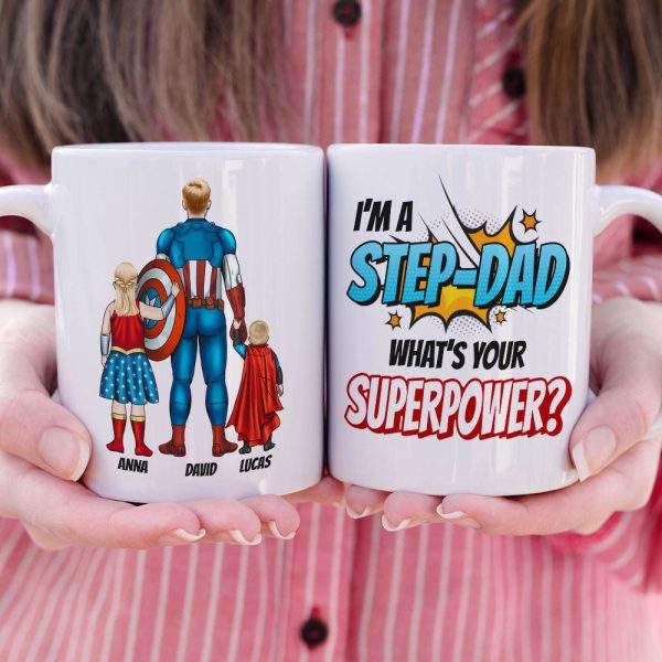 Father's Day Stepdad 02qhti250423tm Personalized Mug Father's Day Stepdad 02qhti250423tm Personalized Mug