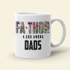 Fathor A God Among Dads Personalized White Mug - Gift For Dad Fathor A God Among Dads Personalized White Mug - Gift For Dad