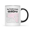 Favorite People Call Me Grandma Word Search Puzzle - Personalized Mug - Mother's Day Gift For Grandma