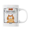 Favorite Person To Annoy Cat Dad Personalized Mug