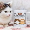 Favorite Person To Annoy Cat Dad Personalized Mug