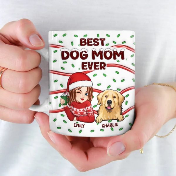 Feline Jolly This Christmas - Dog & Cat Personalized Custom 3D Inflated Effect Printed Mug - Christmas Gift For Pet Owners, Pet Lovers Feline Jolly This Christmas - Dog & Cat Personalized Custom 3D Inflated Effect Printed Mug - Christmas Gift For Pet Owners, Pet Lovers