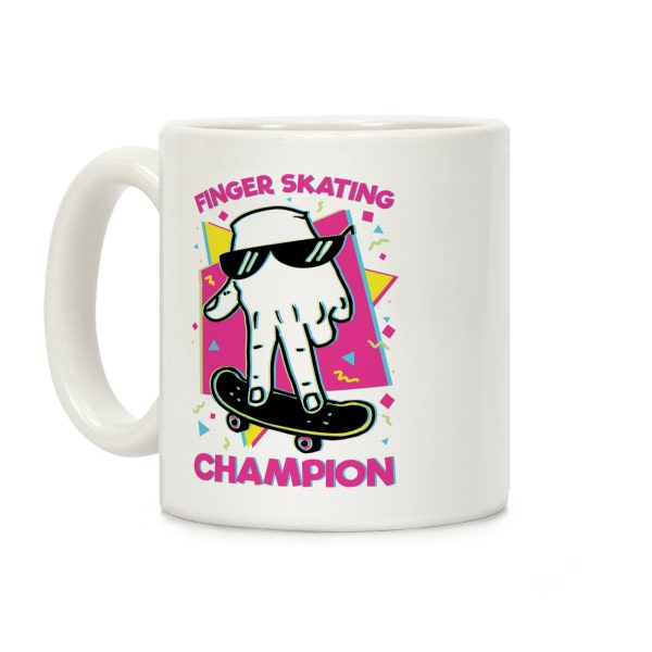 Finger Skating Champion Coffee Mug Finger Skating Champion Coffee Mug