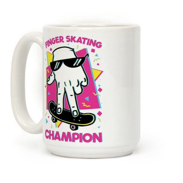 Finger Skating Champion Coffee Mug Finger Skating Champion Coffee Mug