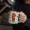 Firefighter 3D Uniform - Gift For Firefighters - 3D Inflated Effect Printed Mug, Personalized White Edge-to-Edge Mug Firefighter 3D Uniform - Gift For Firefighters - 3D Inflated Effect Printed Mug, Personalized White Edge-to-Edge Mug