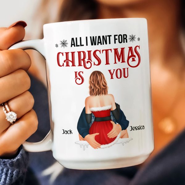First Christmas With My Hot New Wife - Personalized Mug First Christmas With My Hot New Wife - Personalized Mug