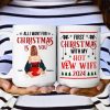 First Christmas With My Hot New Wife - Personalized Mug First Christmas With My Hot New Wife - Personalized Mug