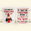 First Christmas With My Hot New Wife - Personalized Mug First Christmas With My Hot New Wife - Personalized Mug