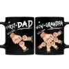First Dad Now Grandpa First Bump - Personalized Mug First Dad Now Grandpa First Bump - Personalized Mug