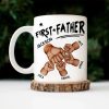 First Dad Now Grandpa First Bump - Personalized Mug First Dad Now Grandpa First Bump - Personalized Mug