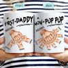 First Dad Now Grandpa First Bump - Personalized Mug First Dad Now Grandpa First Bump - Personalized Mug