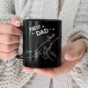 First Dad Now Grandpa Fist Bump - Personalized Mug First Dad Now Grandpa Fist Bump - Personalized Mug