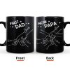 First Dad Now Grandpa Fist Bump - Personalized Mug First Dad Now Grandpa Fist Bump - Personalized Mug