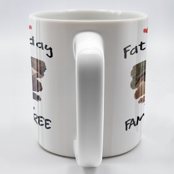 First Father's Day As A Family Of Three, Heart and Family Photo - Personalized Custom Coffee Mug - DAD103_MG First Father's Day As A Family Of Three, Heart and Family Photo - Personalized Custom Coffee Mug - DAD103_MG