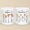 First Mom, Now Grandma - Family Personalized Custom Mug - Christmas Gift For Mom, Grandma First Mom, Now Grandma - Family Personalized Custom Mug - Christmas Gift For Mom, Grandma