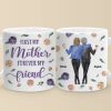 First My Daughter, Forever My Best Friend - Family Personalized Custom 3D Inflated Effect Printed Mug - Gift For Mom, Daughter First My Daughter, Forever My Best Friend - Family Personalized Custom 3D Inflated Effect Printed Mug - Gift For Mom, Daughter