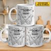 First My Son Forever My Friend - Family Personalized Custom 3D Inflated Effect Printed Mug - Gift For Family Members First My Son Forever My Friend - Family Personalized Custom 3D Inflated Effect Printed Mug - Gift For Family Members