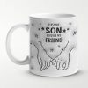 First My Son Forever My Friend - Family Personalized Custom 3D Inflated Effect Printed Mug - Gift For Family Members First My Son Forever My Friend - Family Personalized Custom 3D Inflated Effect Printed Mug - Gift For Family Members