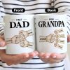 Fist Bump First Dad Now Grandpa Personalized Mug