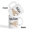 Fist Bump First Dad Now Grandpa Personalized Mug