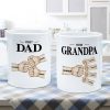 Fist Bump First Dad Now Grandpa Personalized Mug