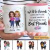 Floral Doll Besties Best Friends Sisters Friends Until Old And Senile Personalized Mug Floral Doll Besties Best Friends Sisters Friends Until Old And Senile Personalized Mug