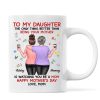 Floral To My Daughter From Mom Happy Mother's Day Personalized Mug, Gift For Daughter