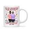 Floral To My Daughter From Mom Happy Mother's Day Personalized Mug, Gift For Daughter