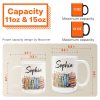 Flower Book Custom Name For Book Lovers - Personalized Mug Flower Book Custom Name For Book Lovers - Personalized Mug
