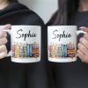 Flower Book Custom Name For Book Lovers - Personalized Mug Flower Book Custom Name For Book Lovers - Personalized Mug