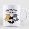 Fluffin Grumpy Cats Best Cat Dad Personalized Mug