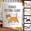 Fluffy Cat Petting Guide Personalized Mug