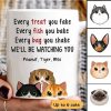 Fluffy Cat Will Be Watching You Funny Gift For Cat Lover Personalized Mug