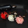 Foil Plated Rose Gold Rose Artificial Flowers Gift Set Foil Plated Rose Gold Rose Artificial Flowers Gift Set