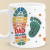 Following In Your Footsteps - Family Personalized Custom 3D Inflated Effect Printed Mug - Father's Day, Gift For Dad, Grandpa Following In Your Footsteps - Family Personalized Custom 3D Inflated Effect Printed Mug - Father's Day, Gift For Dad, Grandpa