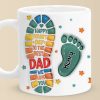 Following In Your Footsteps - Family Personalized Custom 3D Inflated Effect Printed Mug - Father's Day, Gift For Dad, Grandpa Following In Your Footsteps - Family Personalized Custom 3D Inflated Effect Printed Mug - Father's Day, Gift For Dad, Grandpa