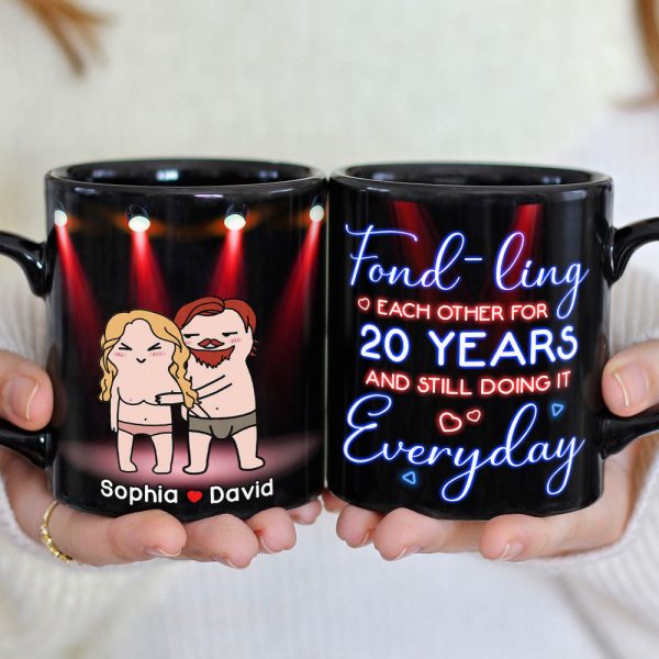 Fond-ling Each Other For Years - Personalized Mug - Gift For Funny Couple Fond-ling Each Other For Years - Personalized Mug - Gift For Funny Couple