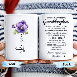 Forever By Your Side, When Life Gets Tough Mug - Personalized Custom Coffee Mug - GDT209_MG